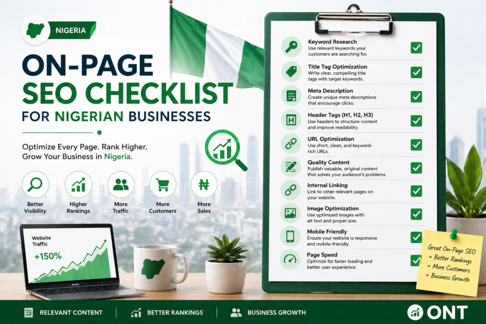 On-Page SEO Checklist for Nigerian Businesses